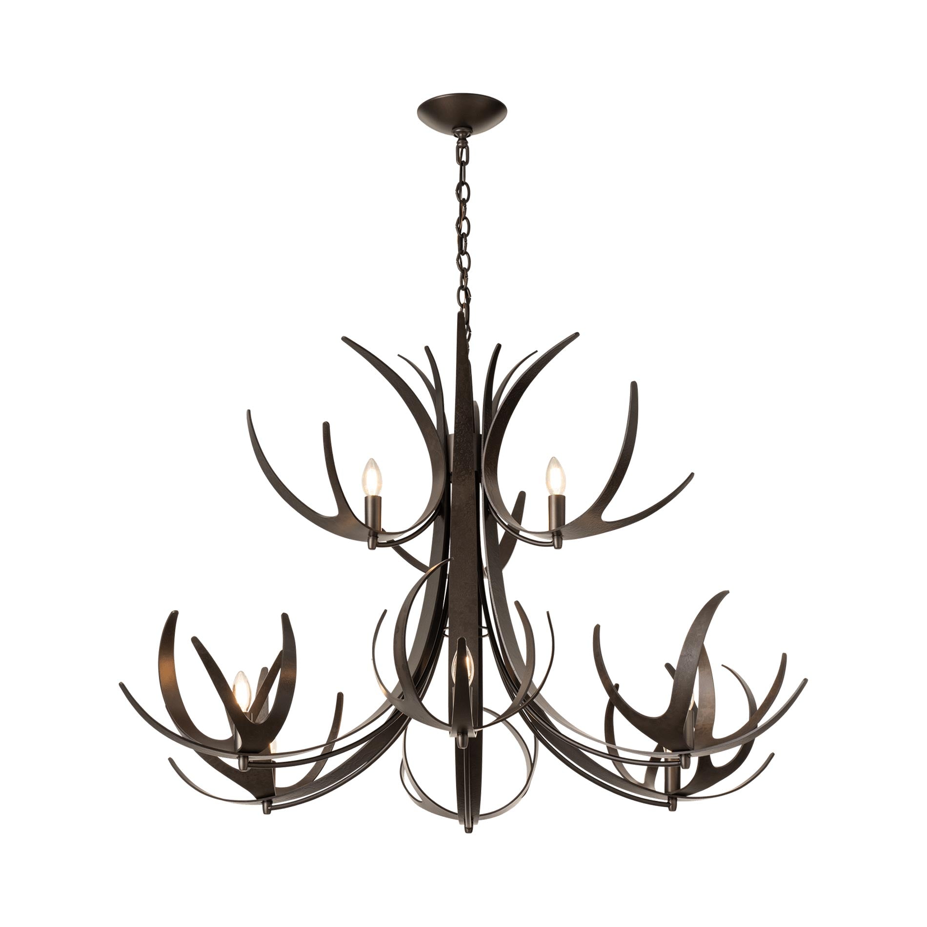 Caribou Chandelier in Detail.