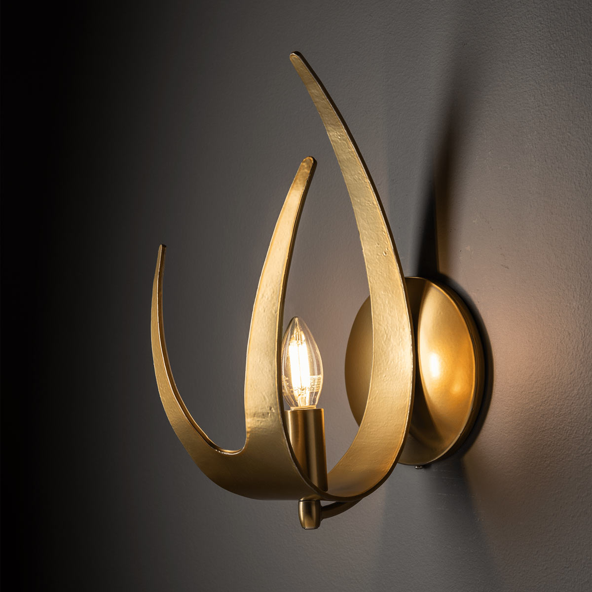 Caribou Wall Light in Detail.