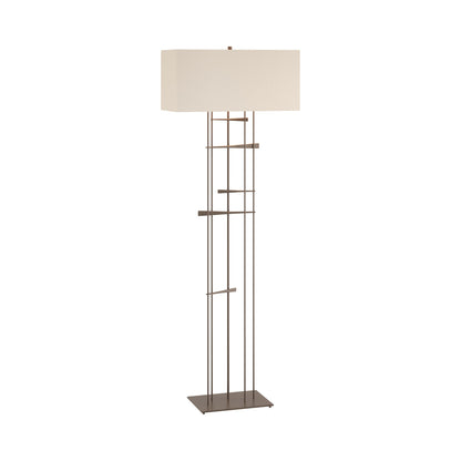 Cavaletti Floor Lamp in Bronze/Flax.