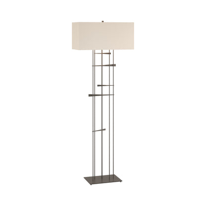 Cavaletti Floor Lamp in Dark Smoke/Flax.