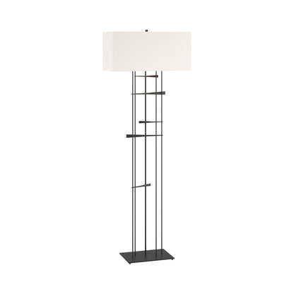 Cavaletti Floor Lamp in Black/Natural Anna.