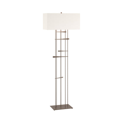 Cavaletti Floor Lamp in Bronze/Natural Anna.