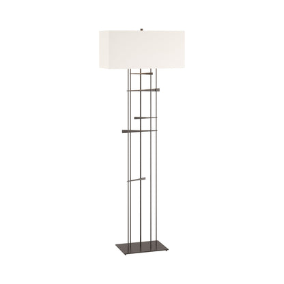 Cavaletti Floor Lamp in Oil Rubbed Bronze/Natural Anna.