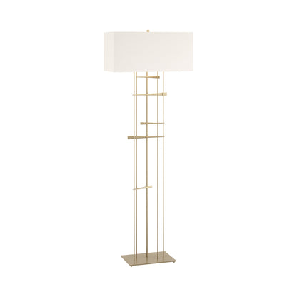 Cavaletti Floor Lamp in Soft Gold/Natural Anna.