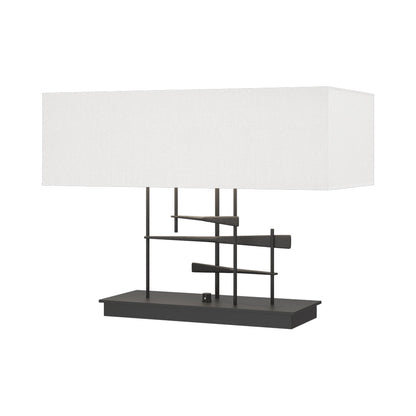 Cavaletti Table Lamp in Black/Natural Anna.
