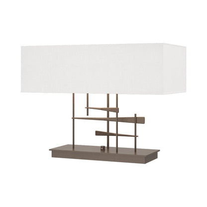 Cavaletti Table Lamp in Bronze/Natural Anna.