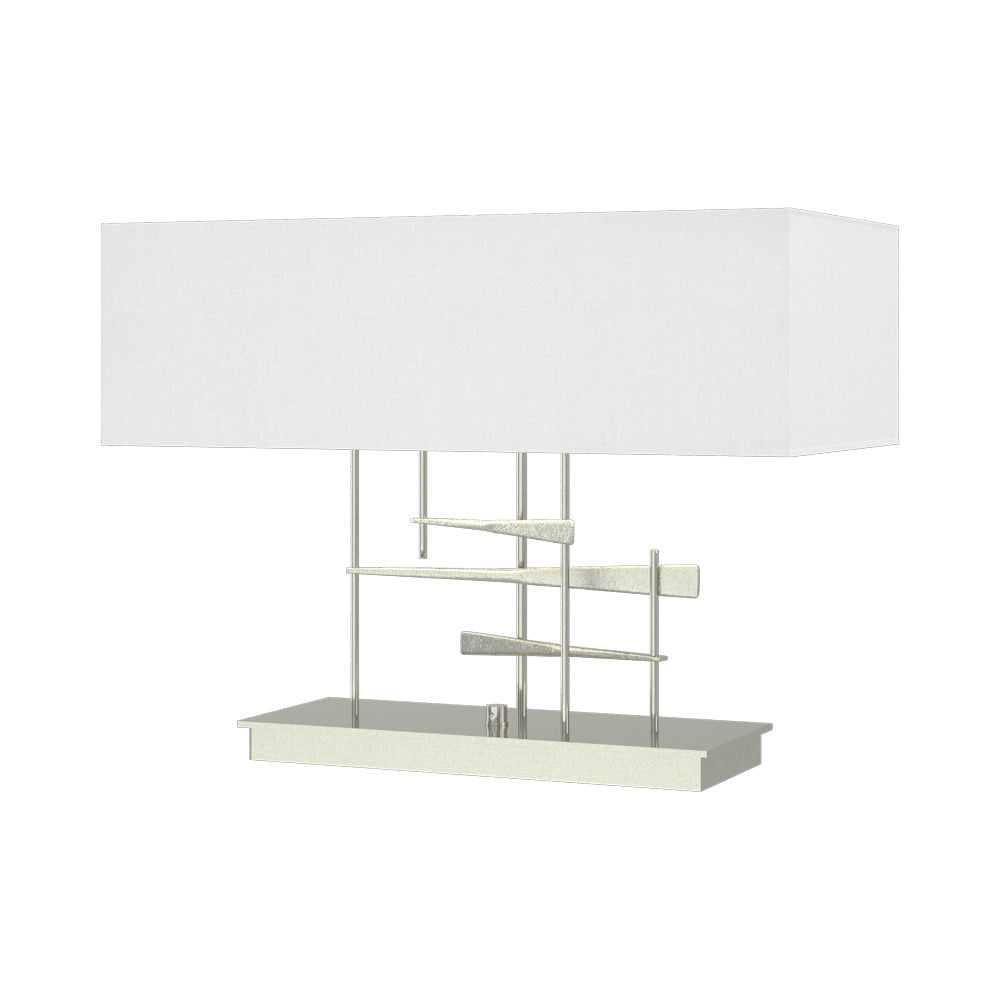 Cavaletti Table Lamp in Sterling/Natural Anna.
