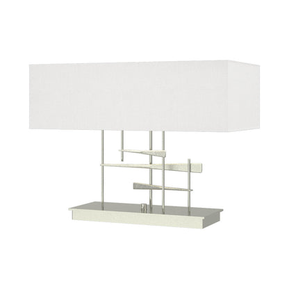Cavaletti Table Lamp in Sterling/Natural Anna.