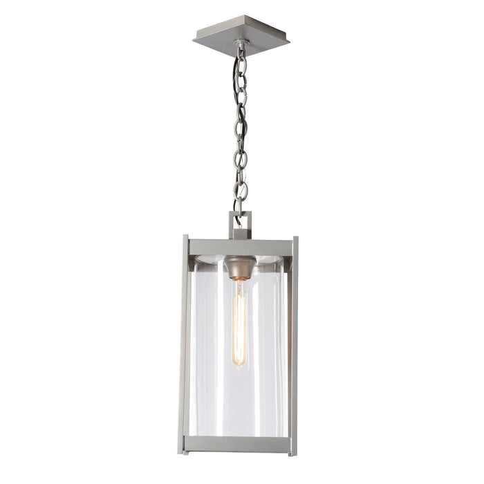 Cela Outdoor Lantern in Oil Rubbed Bronze (Clear Glass/Large).