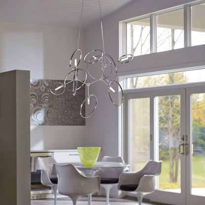 Celesse Pendant Light in dining room.