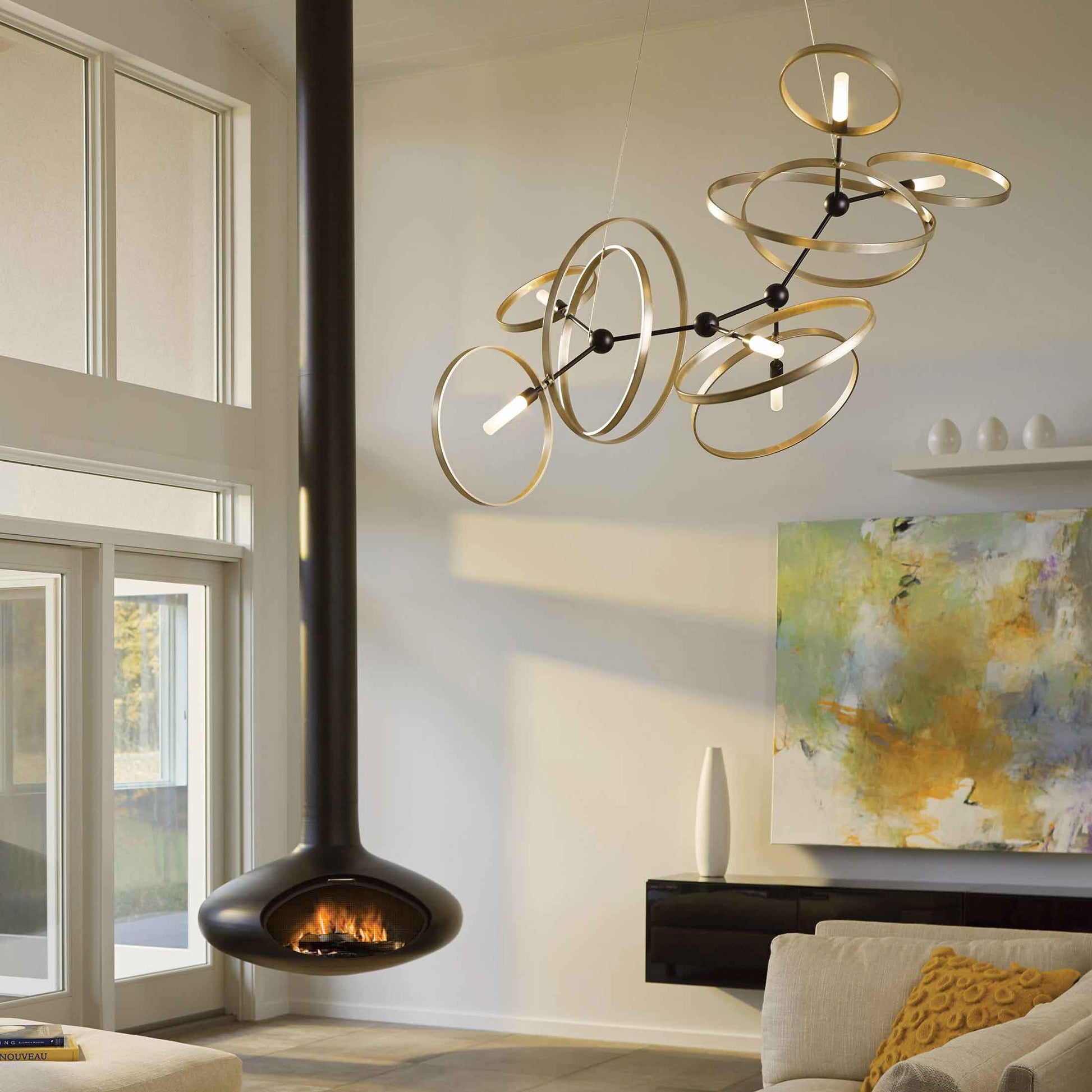 Celesse Pendant Light in dining room.