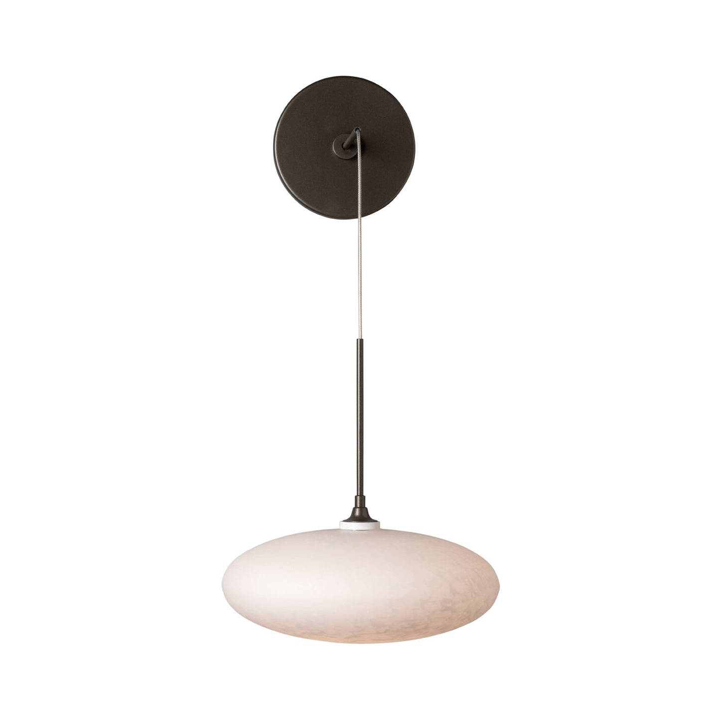 Clouds Low Voltage Wall Light in Dark Smoke.