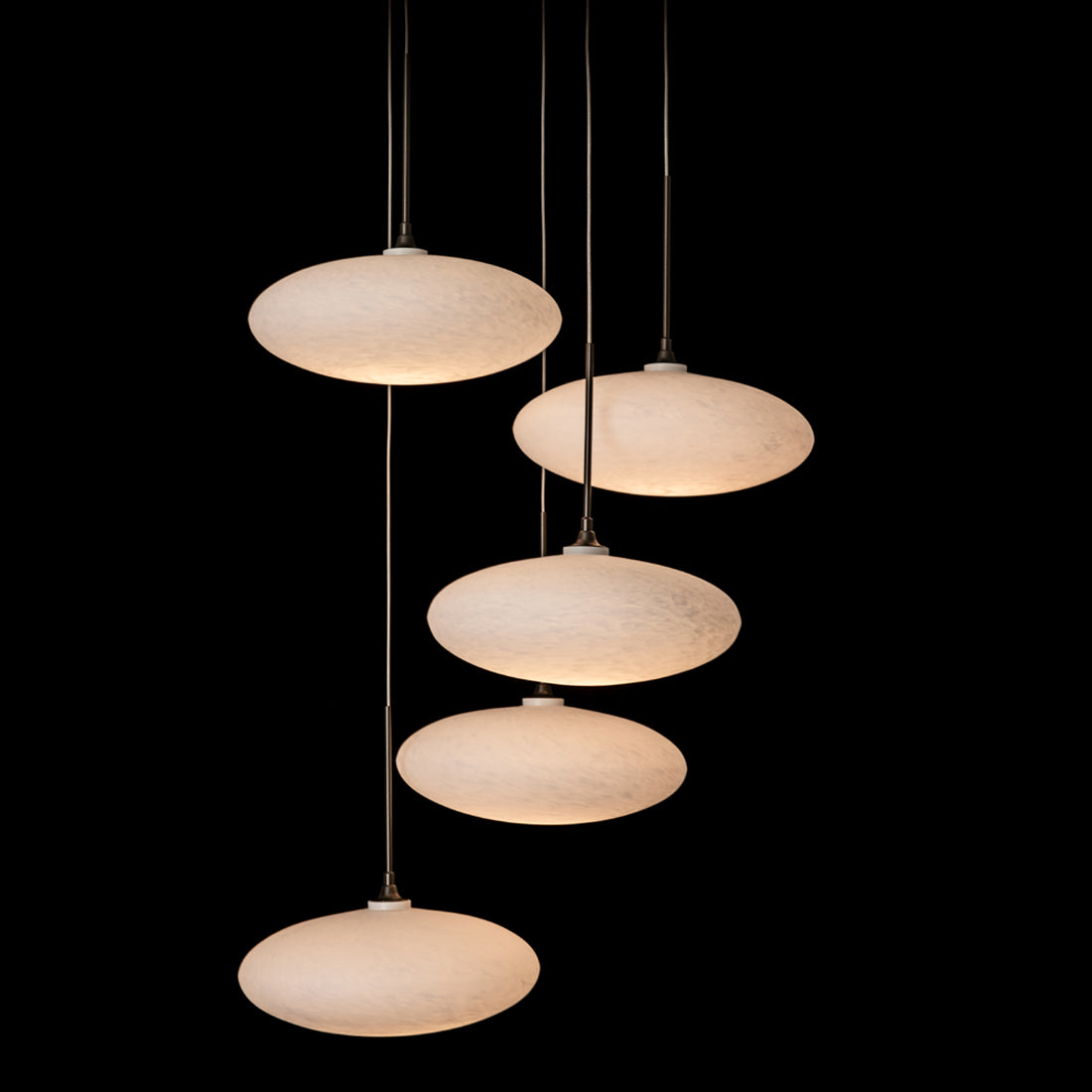 Clouds Round Pendant Light in Detail.