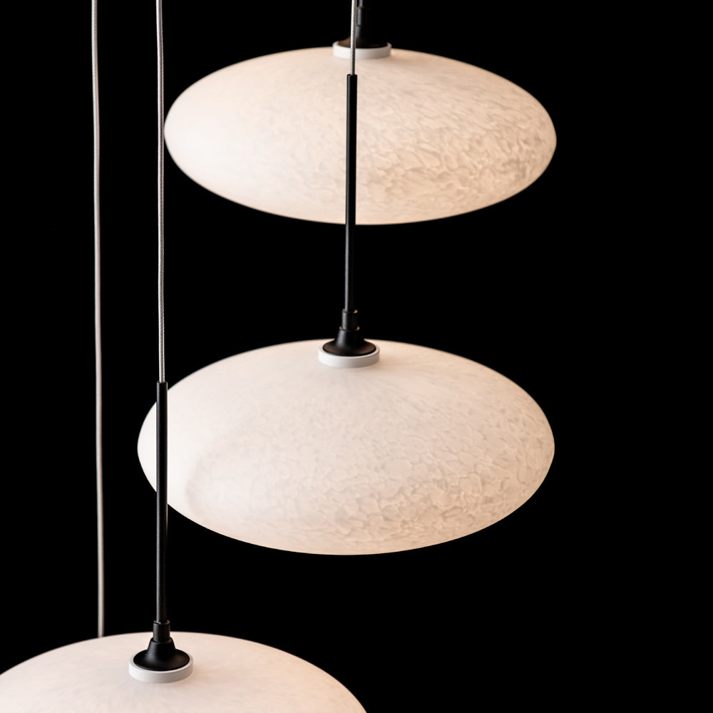 Clouds Round Pendant Light in Detail.