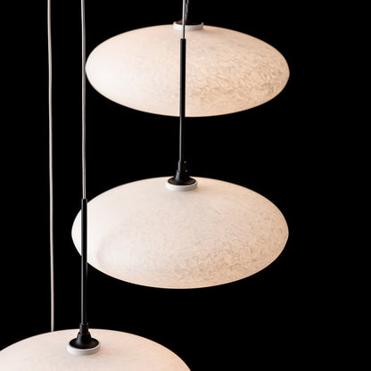 Clouds Round Pendant Light in Detail.