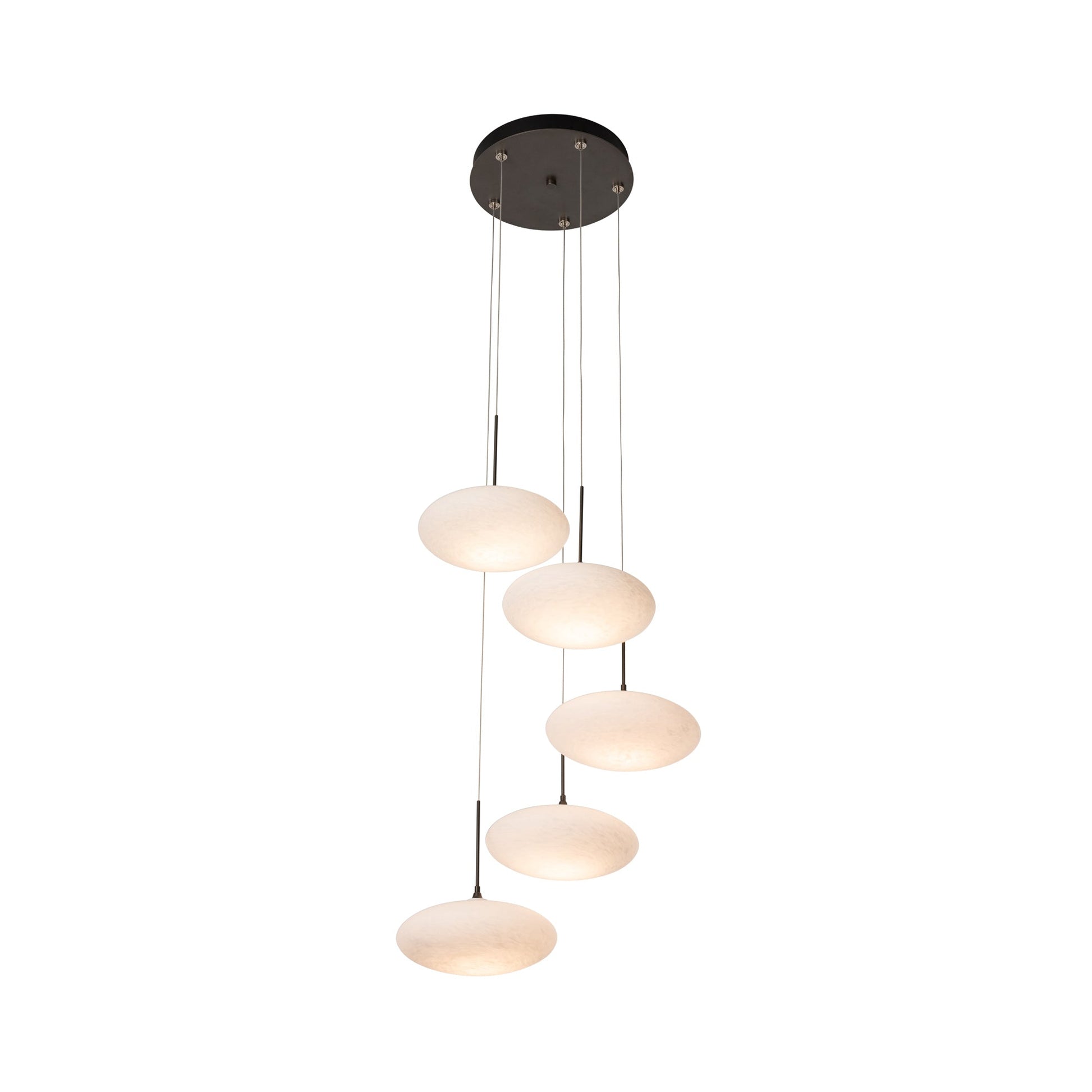 Clouds Round Pendant Light in Detail.