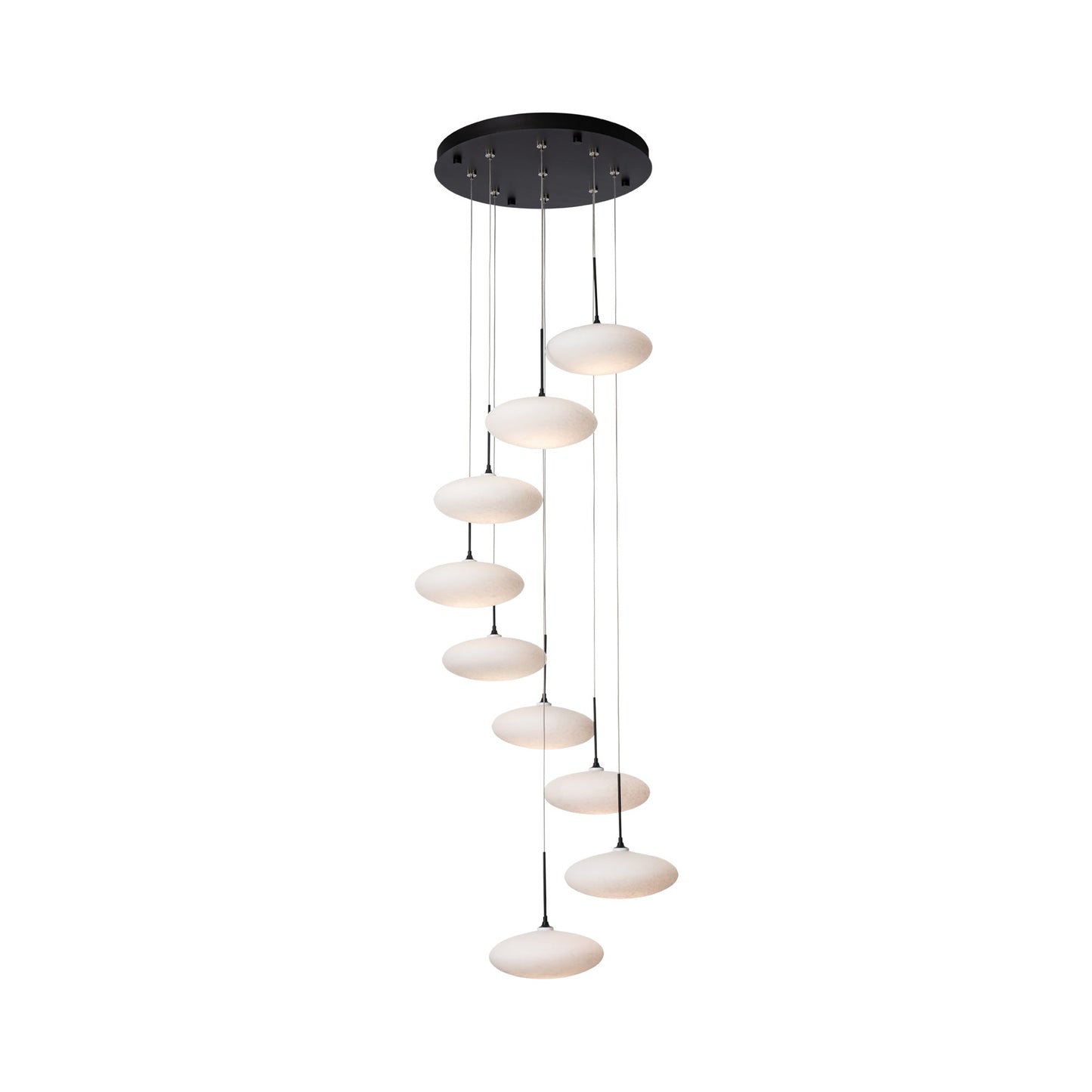Clouds Round Pendant Light in Detail.