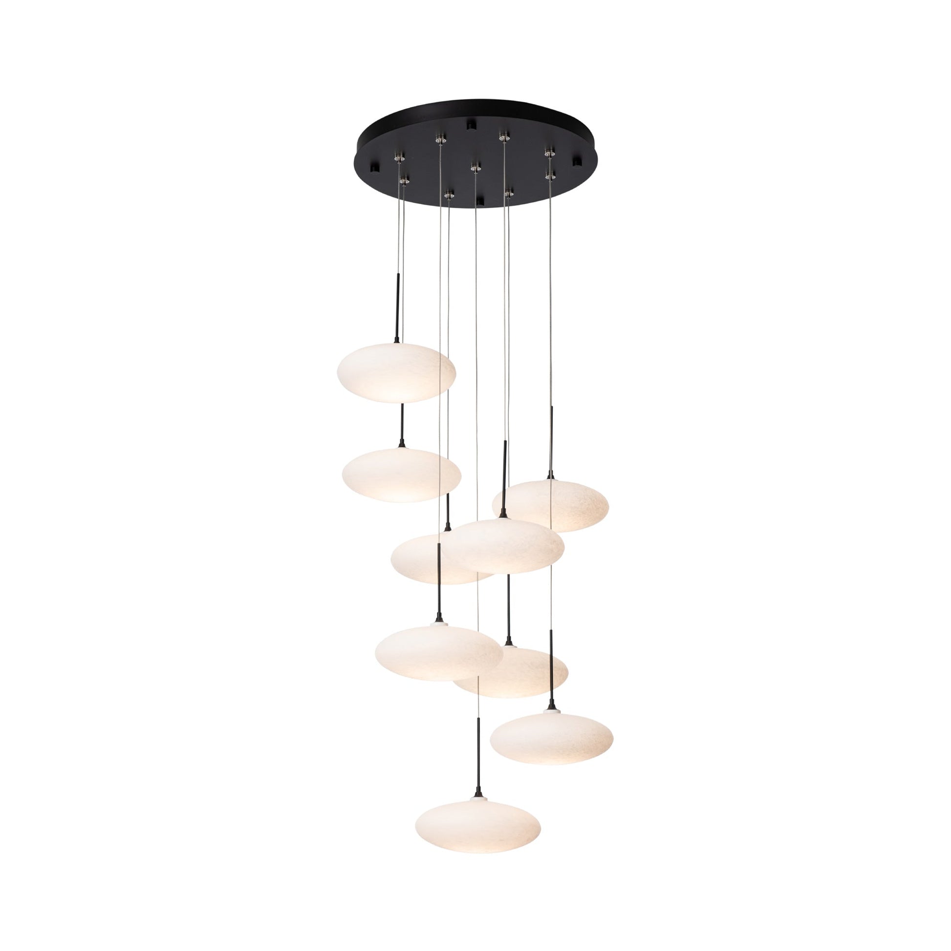 Clouds Round Pendant Light in Detail.