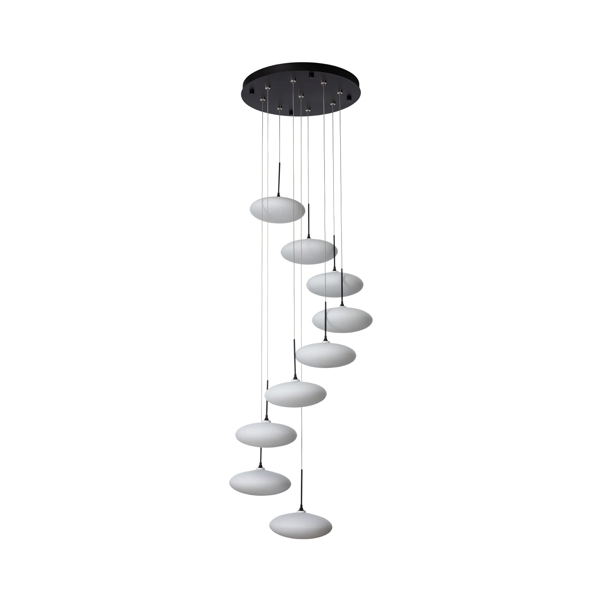 Clouds Round Pendant Light in Detail.