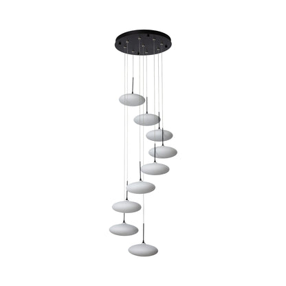 Clouds Round Pendant Light in Detail.