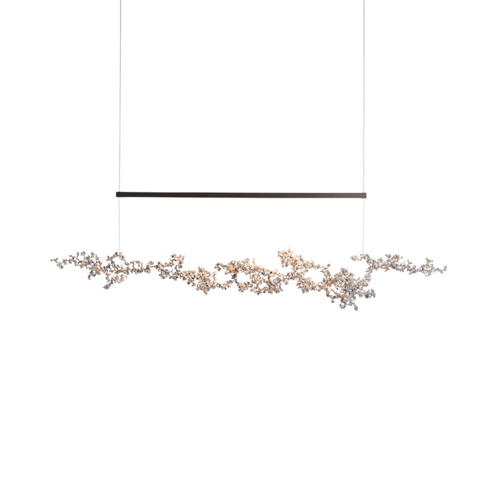 Coral 02 LED Pendant Light in Sterling.