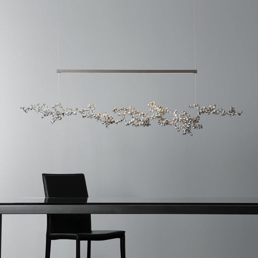 Coral 10 LED Pendant Light in living room.