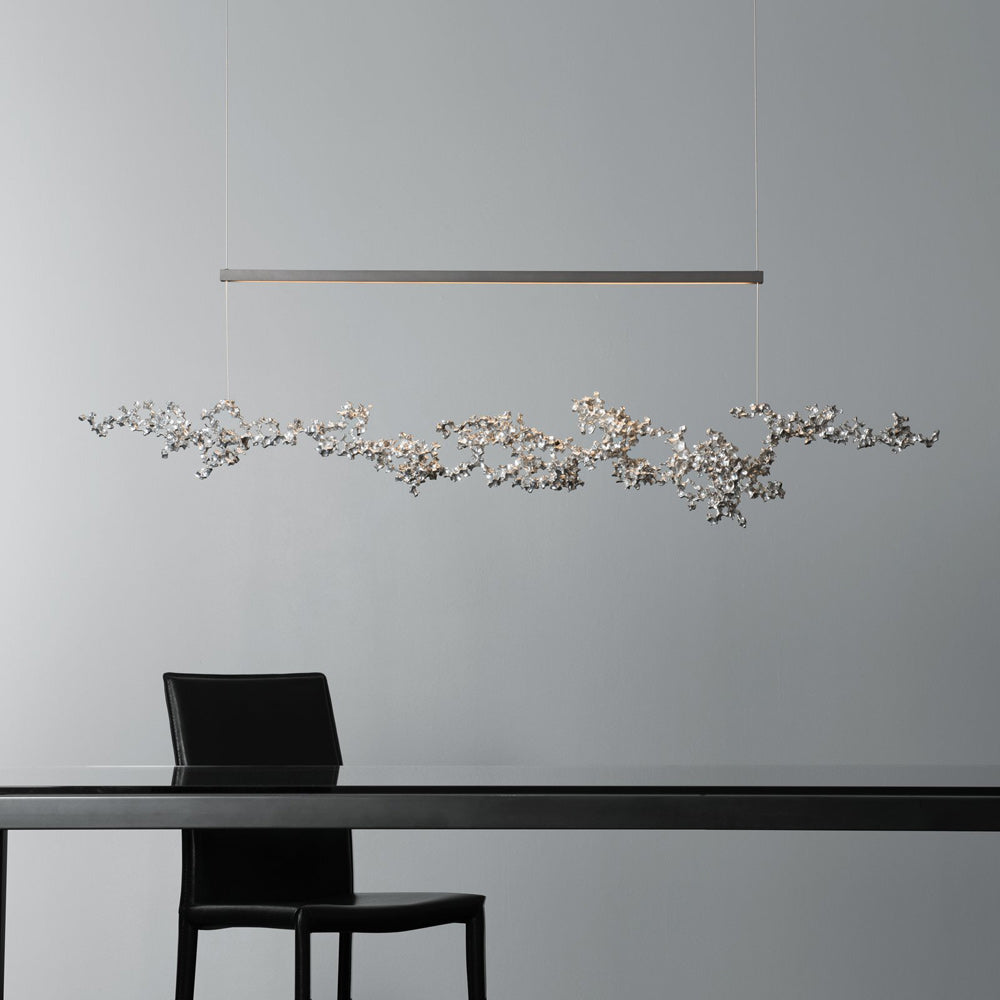 Coral 82 LED Pendant Light in living room.