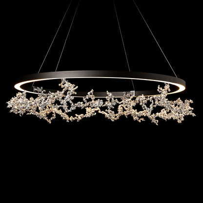 Coral Ring LED Pendant Light in Detail.