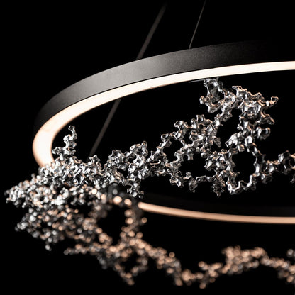 Coral Ring LED Pendant Light in Detail.