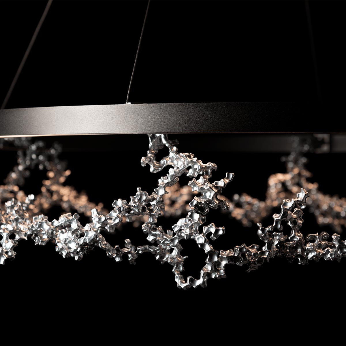 Coral Ring LED Pendant Light in Detail.