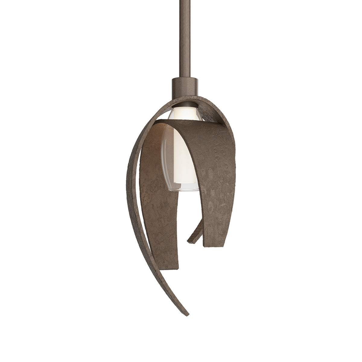 Corona Single Mini Pendant Light in Bronze (Small).
