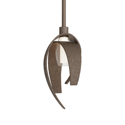 Corona Single Mini Pendant Light in Bronze (Small).