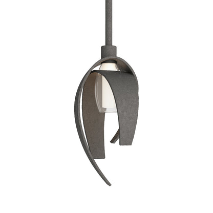 Corona Single Mini Pendant Light in Natural Iron (Small).
