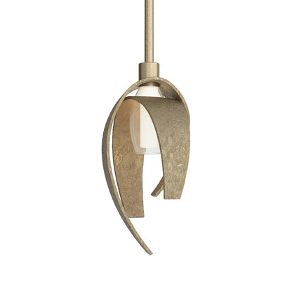 Corona Single Mini Pendant Light in Soft Gold (Small).