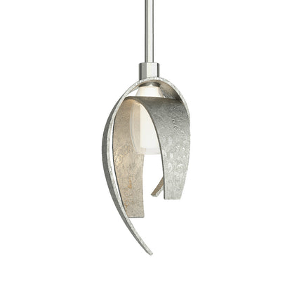 Corona Single Mini Pendant Light in Sterling (Small).