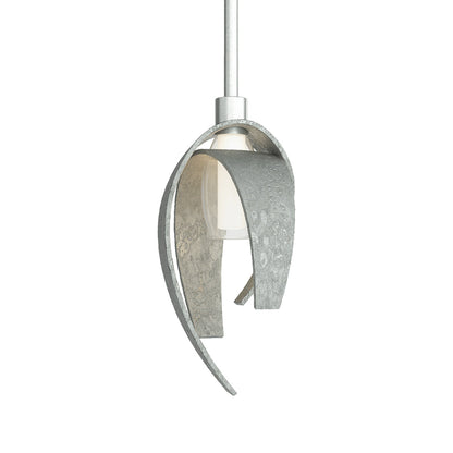Corona Single Mini Pendant Light in Vintage Platinum (Small).