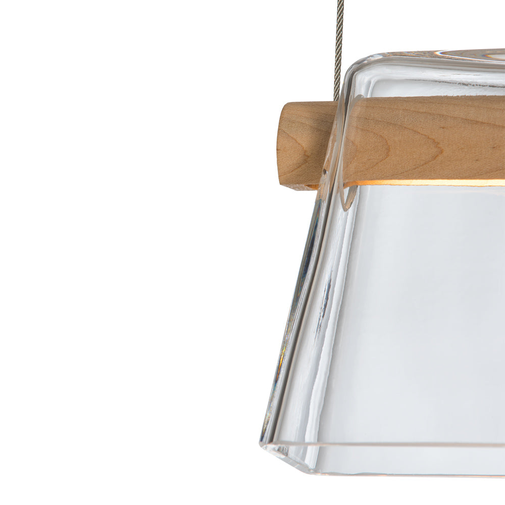 Cowbell LED Linear Pendant Light in Detail.