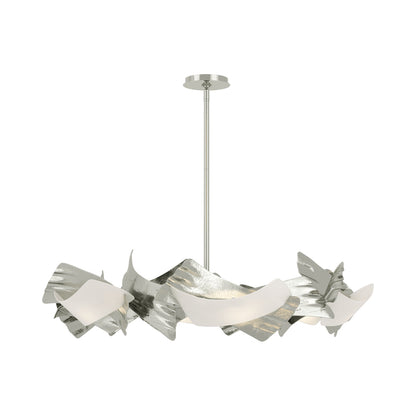 Crest Circular Pendant Light in Sterling.