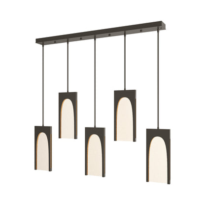 Cypress LED Linear Pendant Light in Dark Smoke.