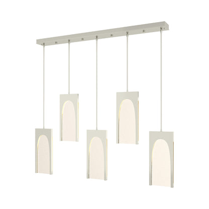 Cypress LED Linear Pendant Light in Sterling.