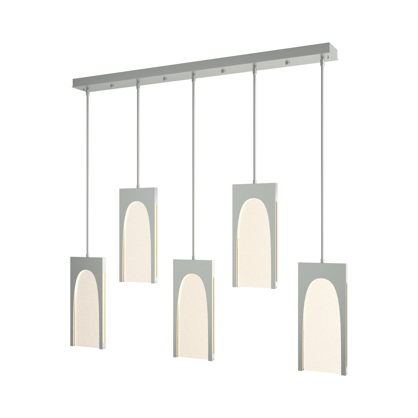 Cypress LED Linear Pendant Light in Vintage Platinum.
