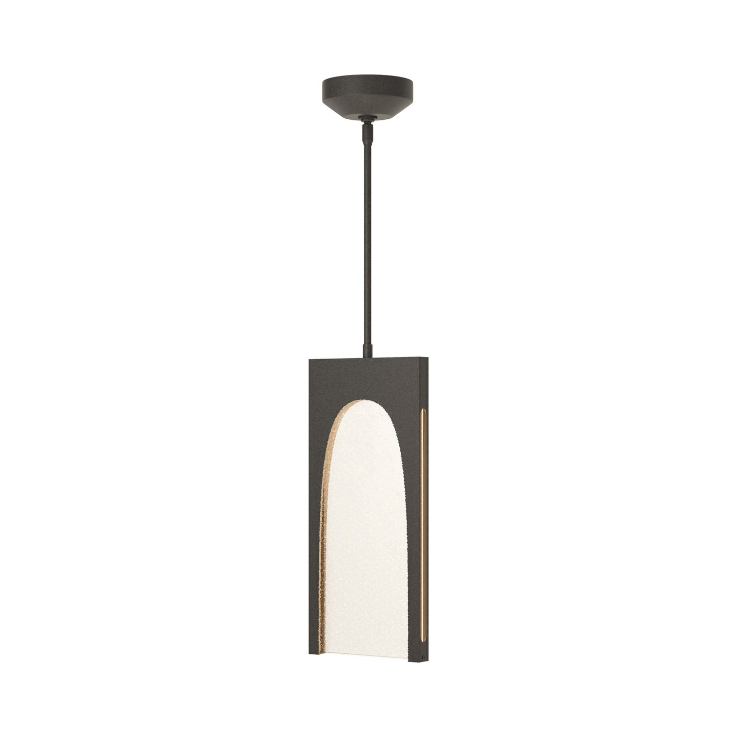 Cypress LED Pendant Light in Natural Iron.