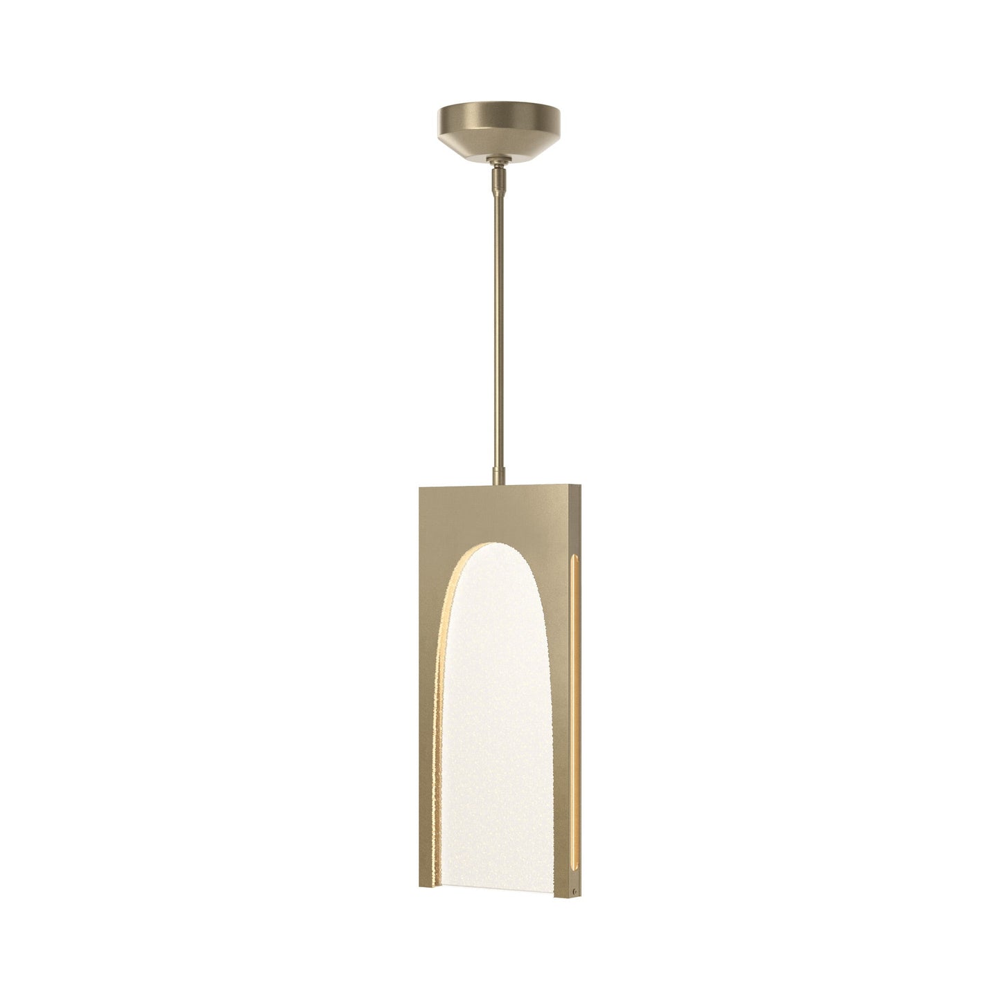 Cypress LED Pendant Light in Soft Gold.