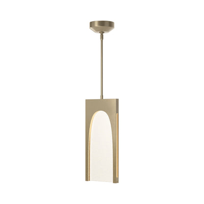 Cypress LED Pendant Light in Soft Gold.