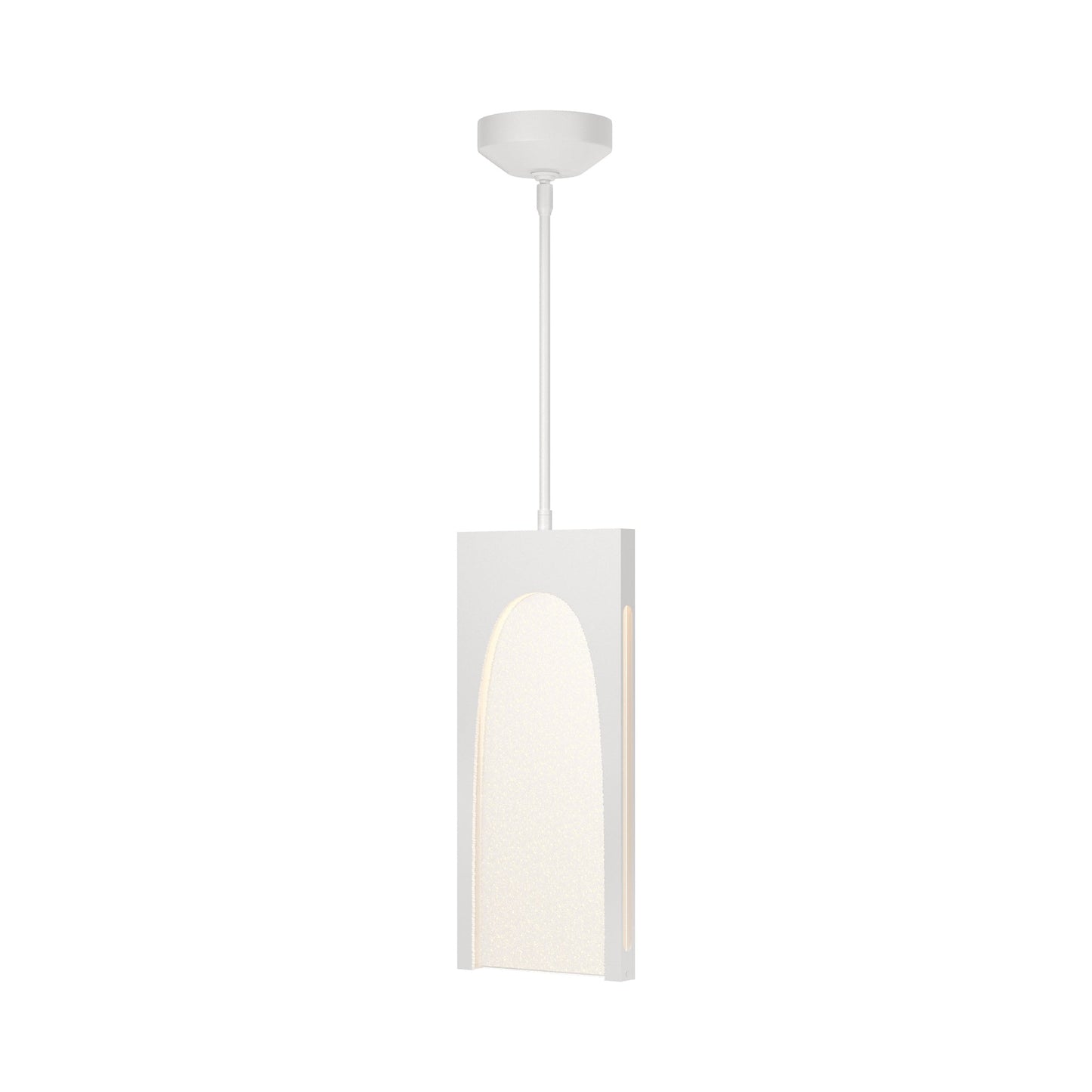 Cypress LED Pendant Light in White.