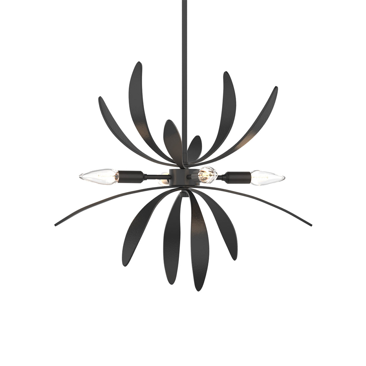Dahlia Pendant Light in Black.