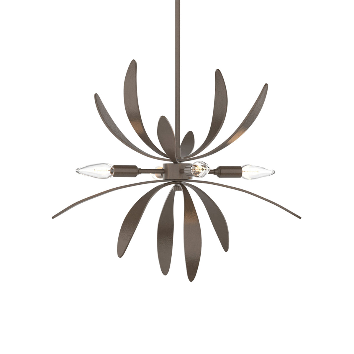 Dahlia Pendant Light in Bronze.