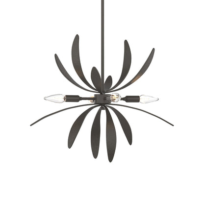 Dahlia Pendant Light in Dark Smoke.