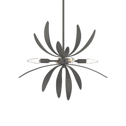 Dahlia Pendant Light in Natural Iron.