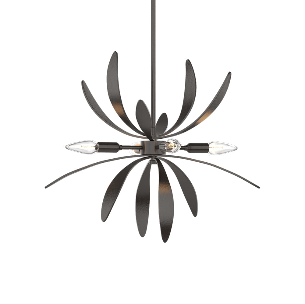 Dahlia Pendant Light in Oil Rubbed Bronze.